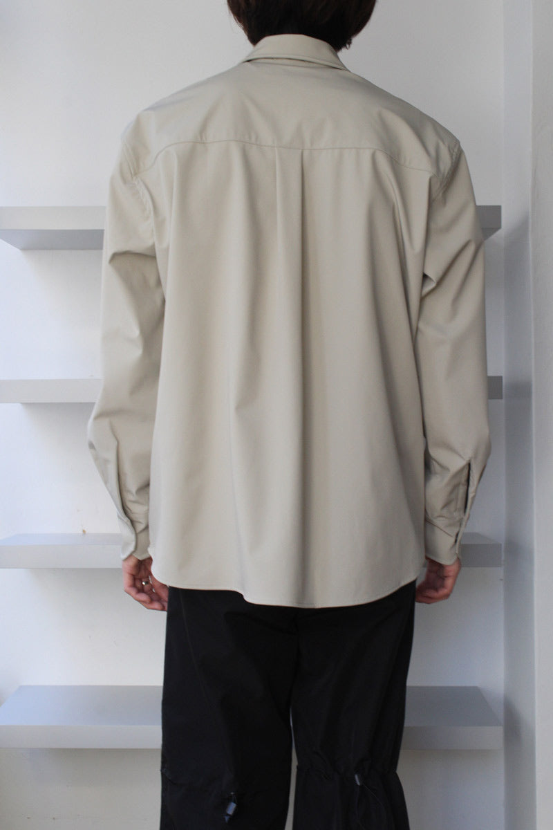 ABOVE SHIRT / DUSTY WHITE MUTED SCUBA [20%OFF]