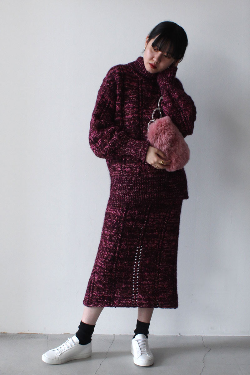 SOLA TURTLENECK / BURGUNDY [70% OFF]