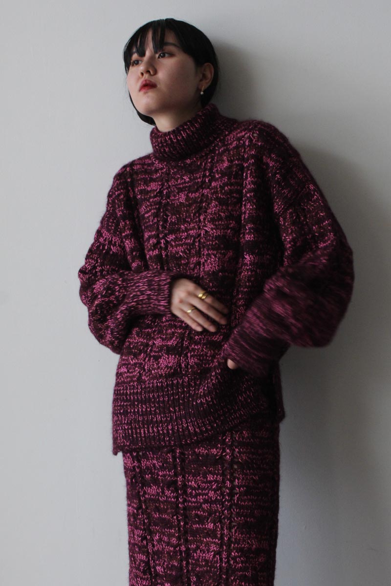 SOLA TURTLENECK / BURGUNDY [70% OFF]