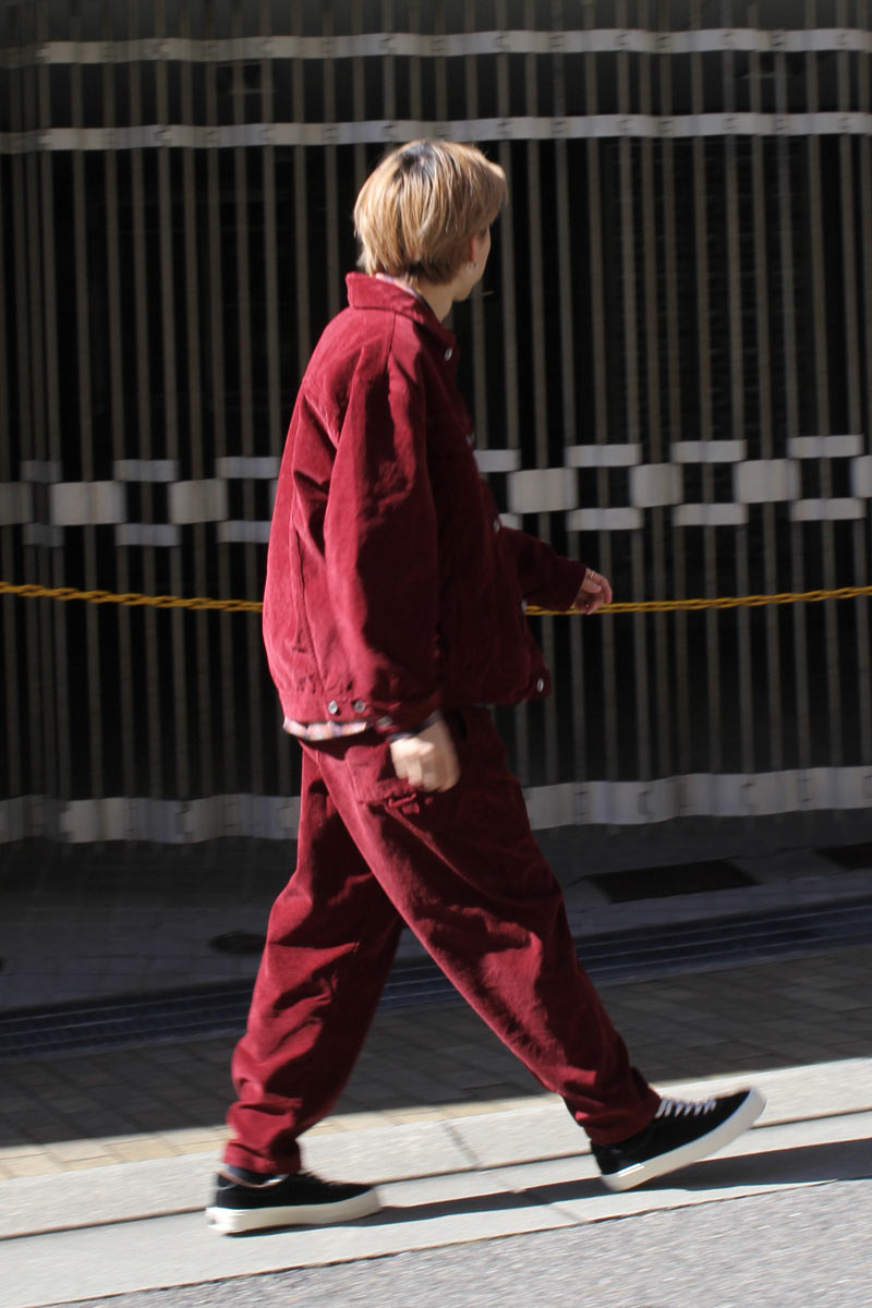 ALVA SKATE COTTON CORD TROUSERS / BURGUNDY [80% 할인]
