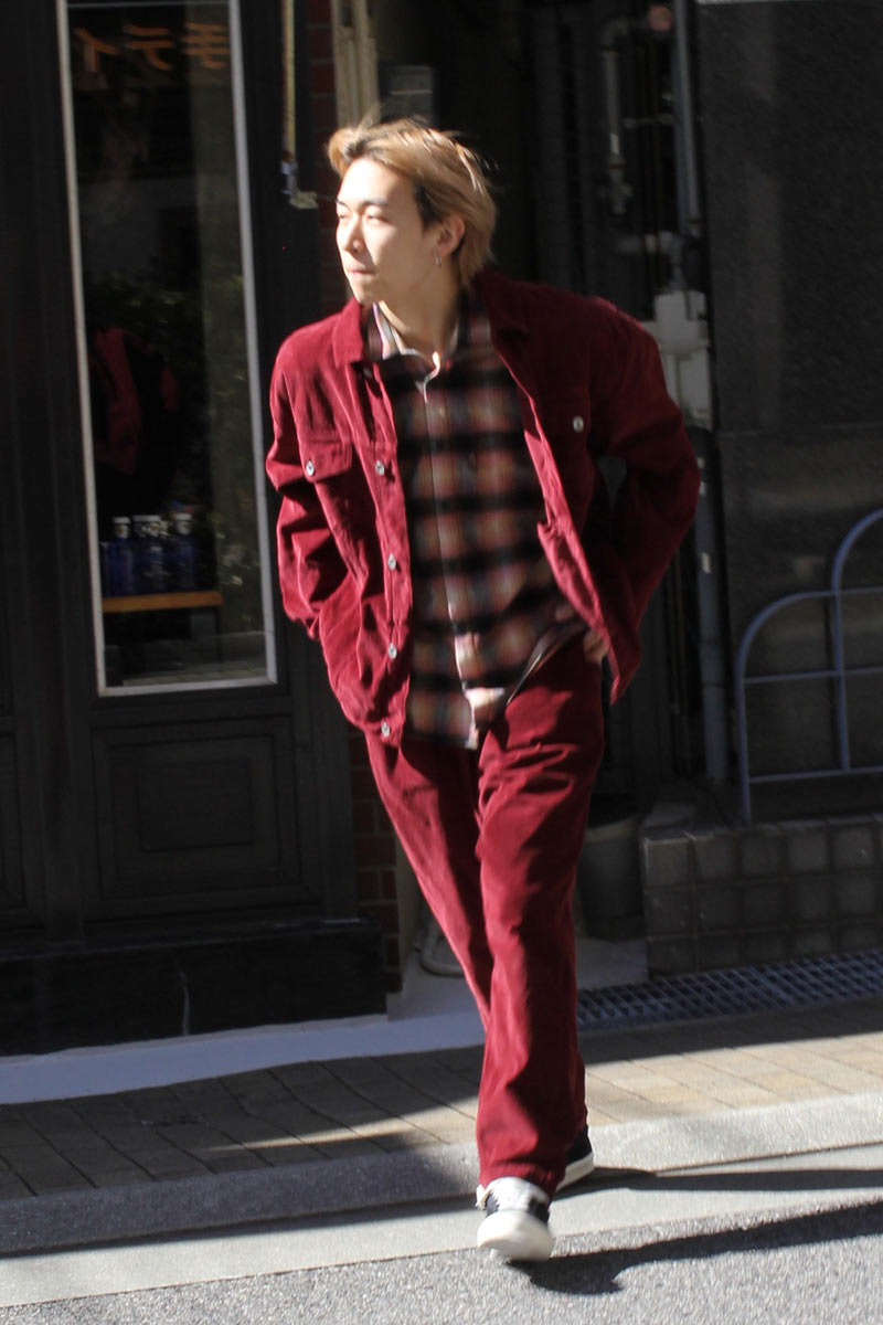 ALVA SKATE COTTON CORD TROUSERS / BURGUNDY [80% 할인]