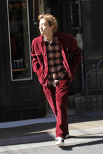 Load image into Gallery viewer, BREAKFAST CLUB RECYCLED COTTON CORD JACKET / BURGUNDY [50%OFF]
