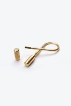 Load image into Gallery viewer, CLOSED HELIX KEYRING / BRASS