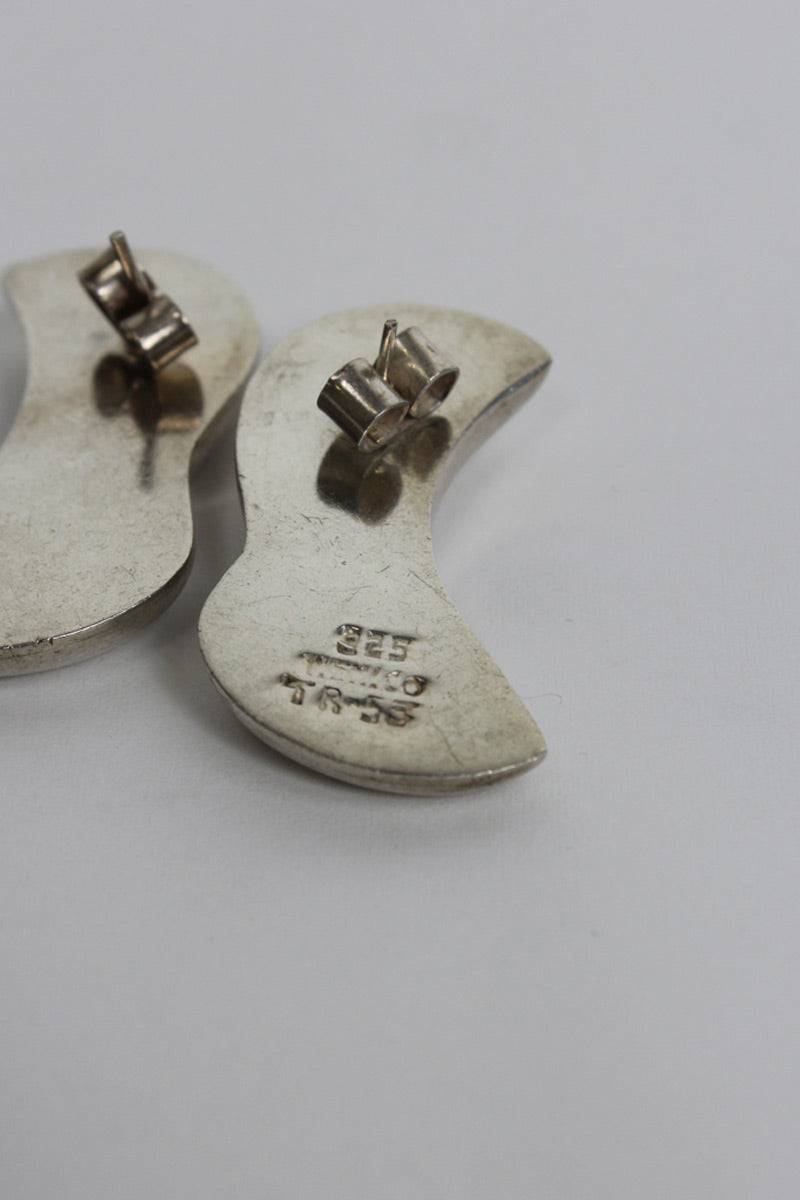 MADE IN MEXICO 925 SILVER EARRINGS / SILVER