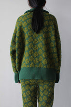 Load image into Gallery viewer, GOLGOLI ZIPPER SWEATER / GREEN [30%OFF]