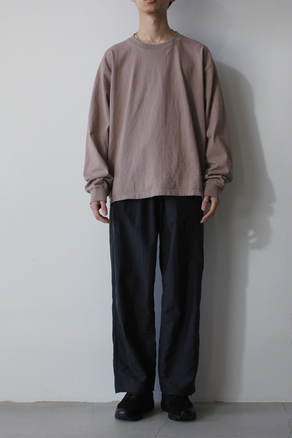 6.5OZ MEDIUM WEIGHT STANDARD L/S T-SHIRT / COBBLE STONE