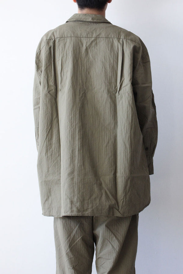 HAMNET SHIRT - WAXY / KHAKI [20%OFF]