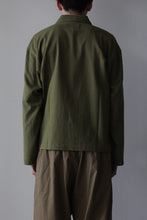 Load image into Gallery viewer, MILITARY COTTON FLAX SHIRT / OLIVE [40%OFF]