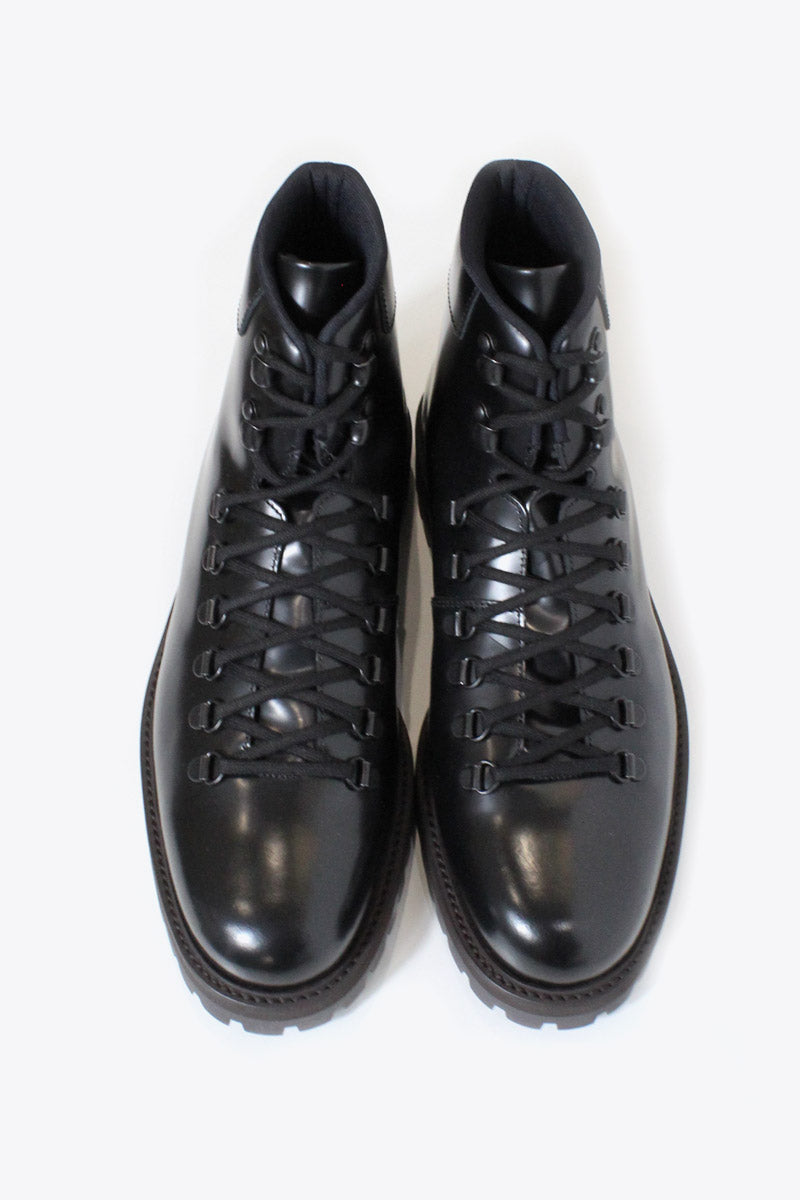 COMMON PROJECTS HIKING BOOT 2219 BLACK 7547 Leather hiking