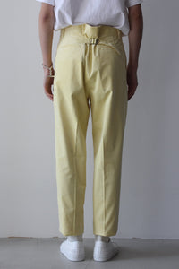 FRENCH CORDUROY ONE TUCK / YELLOW [50%OFF] [金沢店]