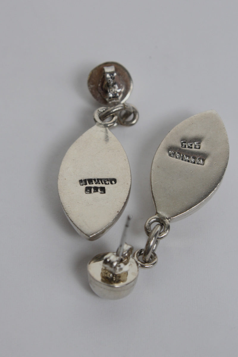 MADE IN MEXICO 925 SILVER EARRINGS / SILVER