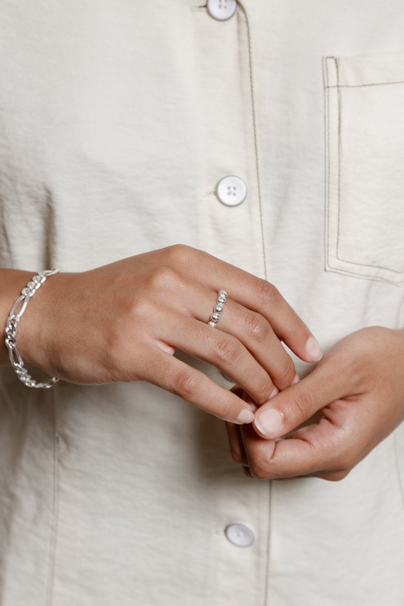 BALL RING / STERLING SILVER [30%OFF]