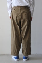 Load image into Gallery viewer, CREOLE COTTON WAFFLE MINI CHECK PEG TROUSER / BROWN [60%OFF]