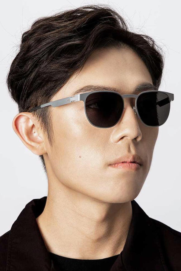 #2.3 SQUARE SUNGLASSES / SILVER