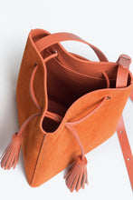 Load image into Gallery viewer, MINI TRIS 2WAY CROSSBODY HIP PACK&amp;BUCKET / BURN SUEDE [50%OFF]
