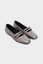 Load image into Gallery viewer, PRIMA LEATHER BALLET SHOES / SILVER [20%OFF]