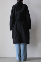 Load image into Gallery viewer, VIRGINIA SHORT THIN TRENCH COAT / BLACK