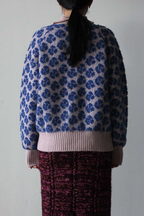 GOLGOLI TURTLENECK / DUSTY PINK - BLUE [70%OFF]