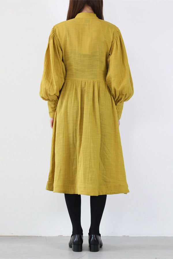 HELEN DRESS / MUSTARD [50%OFF]
