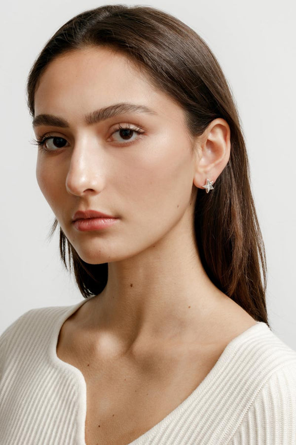 SMALL DIANA STUDS / STERLING SILVER [30%OFF]