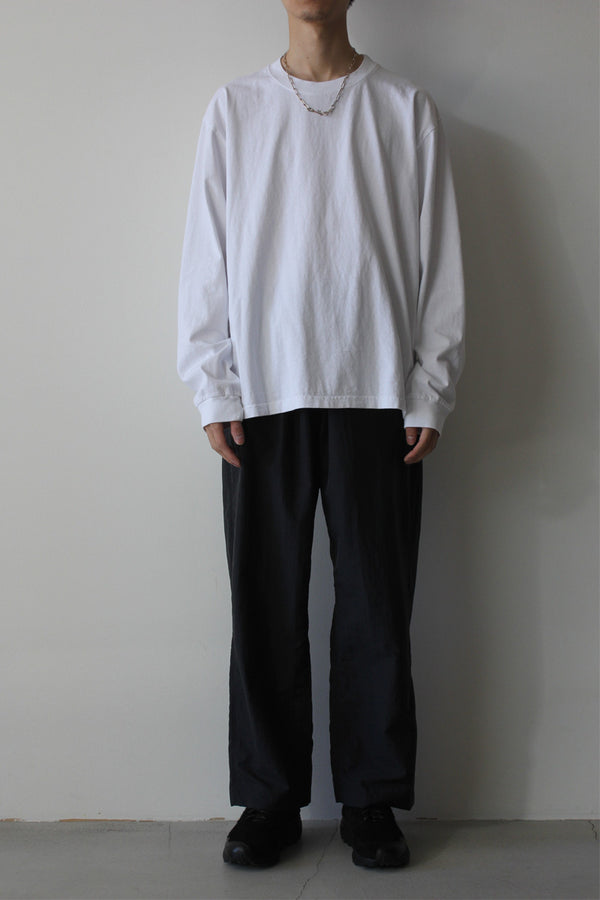 6.5OZ MEDIUM WEIGHT STANDARD L/S T-SHIRT / OPTIC WHITE