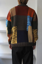 Load image into Gallery viewer, BLUTO CHUNKY PATCHWORK KNIT JUMPER / MULTI [30%OFF]