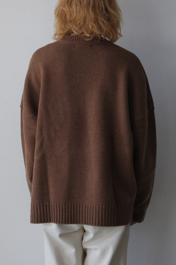 MINT SWEATER / BEIGE CHUNKY WOOL [60%OFF]