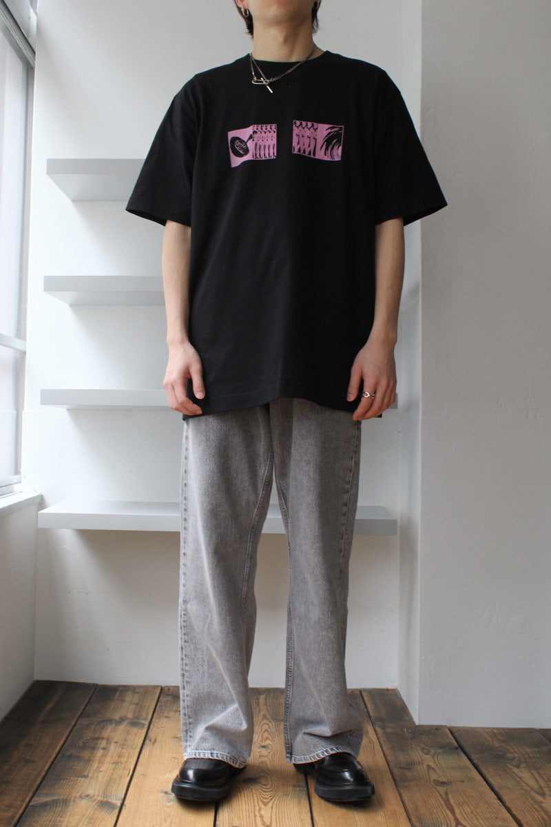 ALT UNIVERSE SS TEE / BLACK [50%OFF]