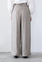 Load image into Gallery viewer, AYA TROUSER / BROWN PLAID [60%OFF]