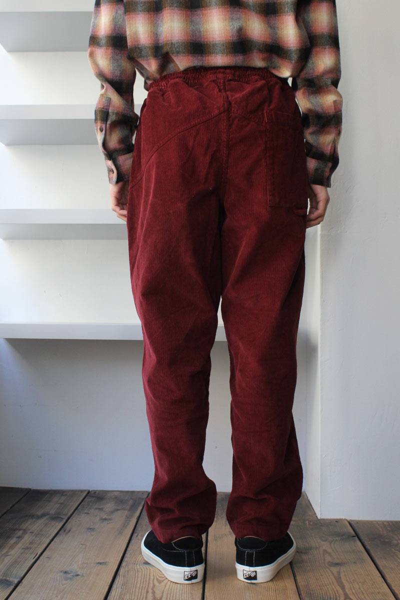 ALVA SKATE COTTON CORD TROUSERS / BURGUNDY [80% 할인]