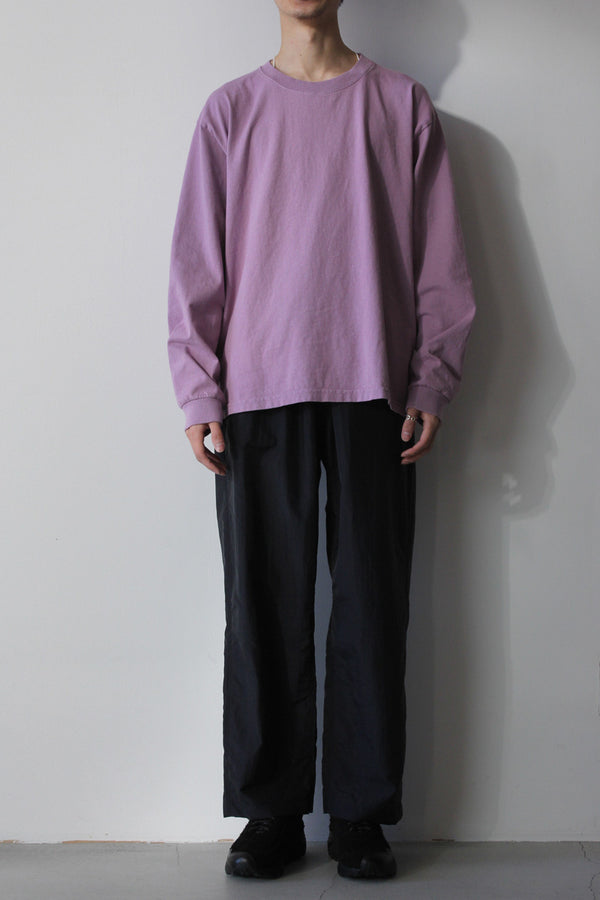 6.5OZ MEDIUM WEIGHT STANDARD L/S T-SHIRT / PURPLE FROST