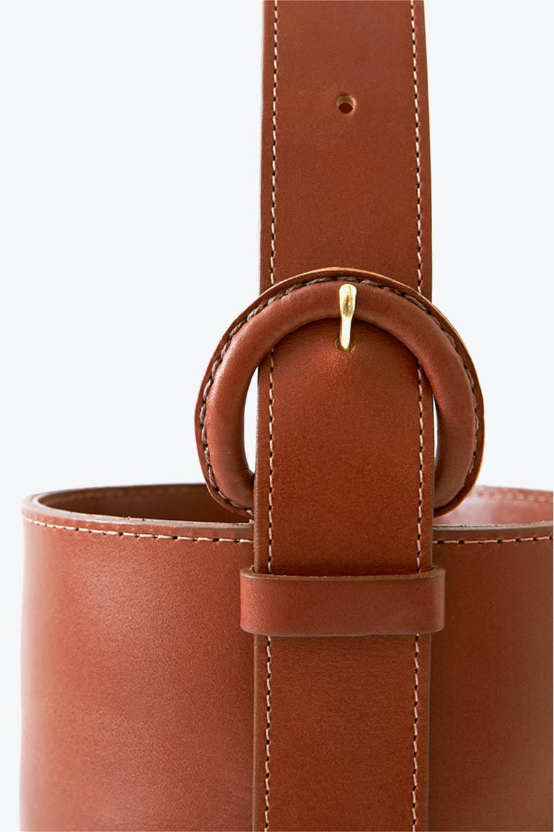 MINI DUNE BAG / SADDLE BROWN [70%OFF]