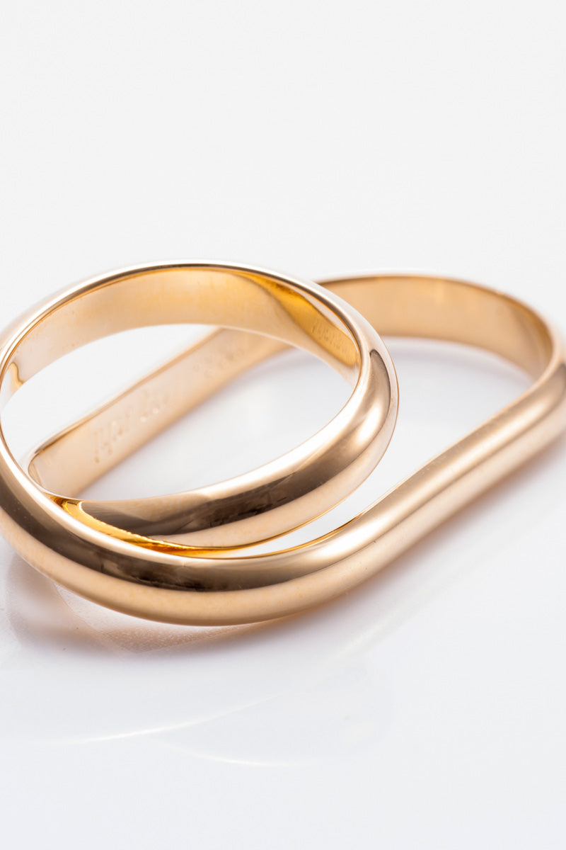 RING NO.301 / 18K GOLD PLATED