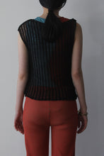 画像をギャラリービューアに読み込む, ALVA SHEER KNIT VEST / BROWN [20%OFF]