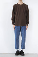 Load image into Gallery viewer, CROPPED RAGLAN THERMAL / ROOT BROWN