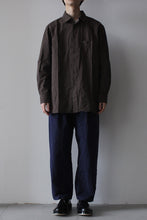 画像をギャラリービューアに読み込む, BIG RACCOURCIE SHIRT - PAPER COTTON / EARTH [20%OFF]