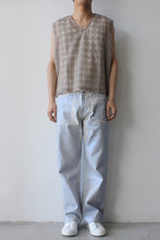 Load image into Gallery viewer, DOUBLE LOCK VEST / GREY DISINTEGRATION CHECK [20%OFF]