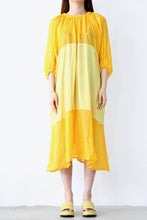 Load image into Gallery viewer, BALLAD DRESS TANGERINE / MAIZE [80%OFF]
