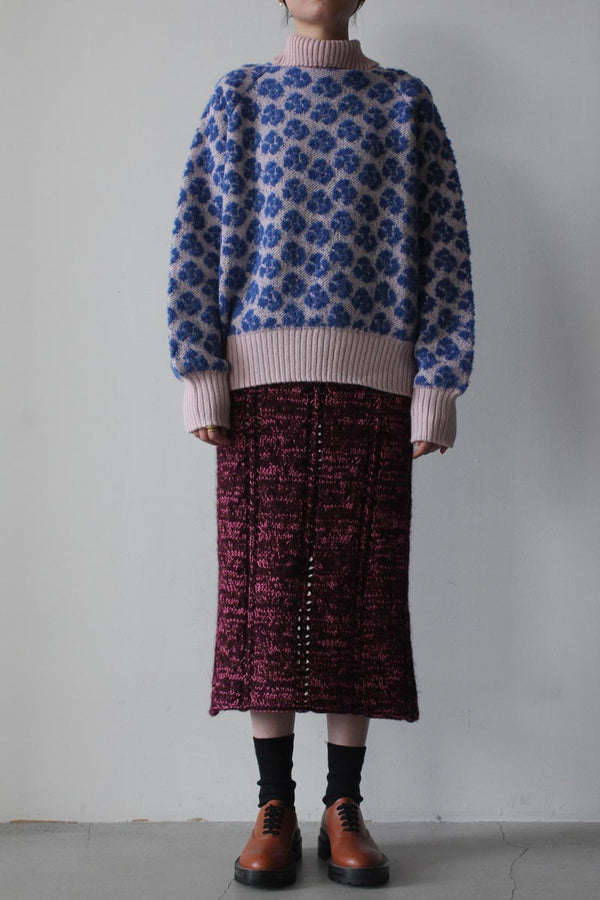 GOLGOLI TURTLENECK / DUSTY PINK - BLUE [70%OFF]