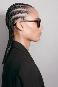 02.2M SQUARE SUNGLASSES / TORTOISE