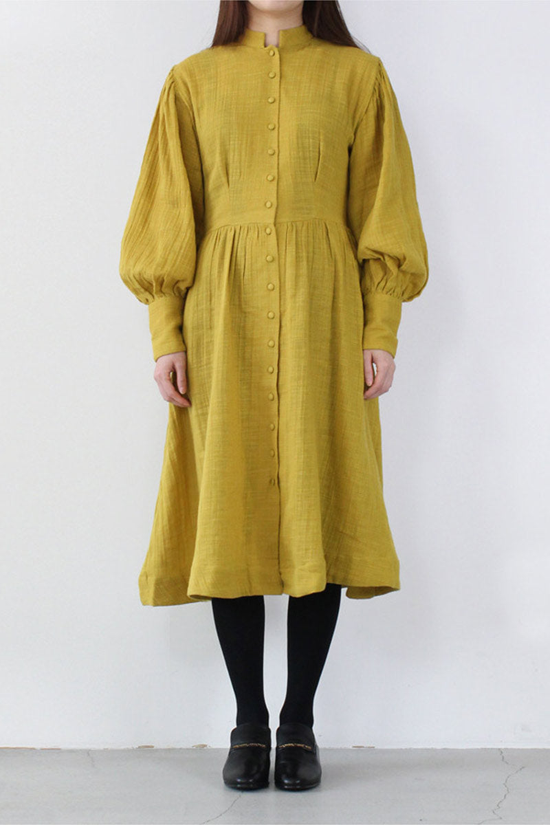 HELEN DRESS / MUSTARD [50%OFF]