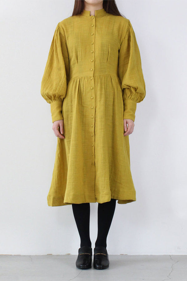 HELEN DRESS / MUSTARD [50%OFF]