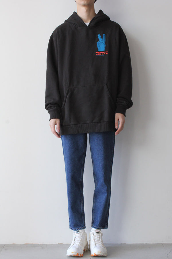 MADE FOR LEISURE HOODIE / FADED BLACK [70%OFF]