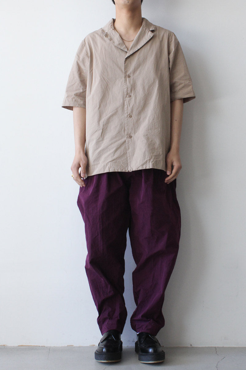 BOWLING SHIRT - PAPER COT / BEIGE [50%OFF]