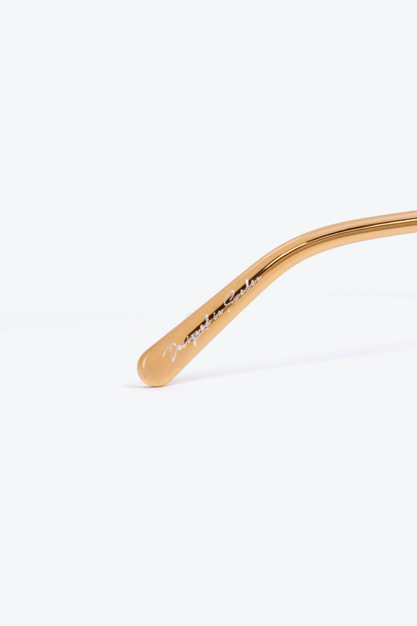 #002 ROUND SUNGLASSES / PEACH