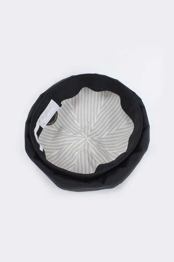 GABARDINE BERET / BLACK 
