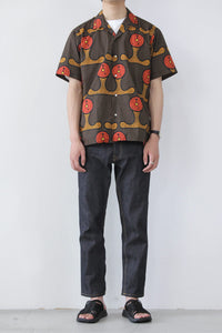 VINTAGE CAMP SHIRT / WATCH PATTERN  [STOCK EXCLUSIVE] [50%OFF]