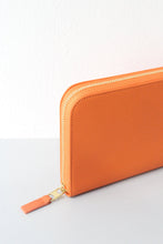 Load image into Gallery viewer, CM21 LEATHER LONG WALLET / ORANGE