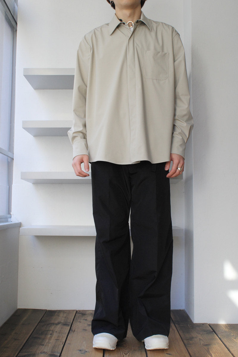 ABOVE SHIRT / DUSTY WHITE MUTED SCUBA [20%OFF]