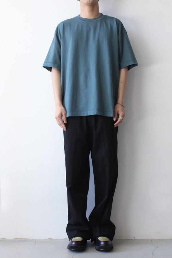WIND ELASTIC TROUSER / BLACK SOFT TWILL [30% 할인]